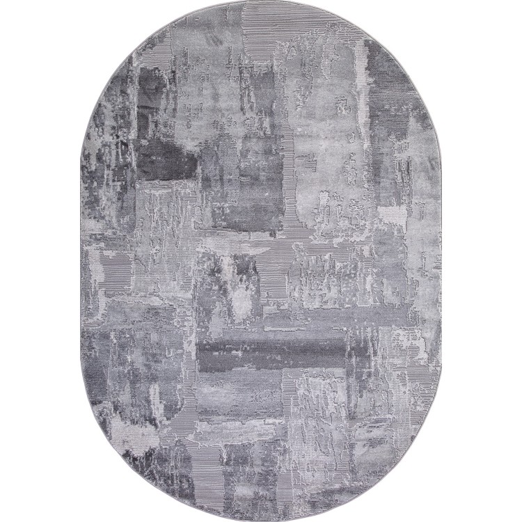 Ковер Armina 03758A GREY / GREY Овал